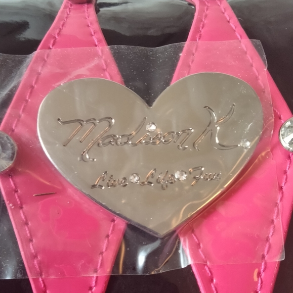 Madison K Bustier Handbag Live Life Fun Diamond Bedazzled - Picture 4 of 12